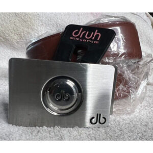 Druh brown leather belt adjustable size
